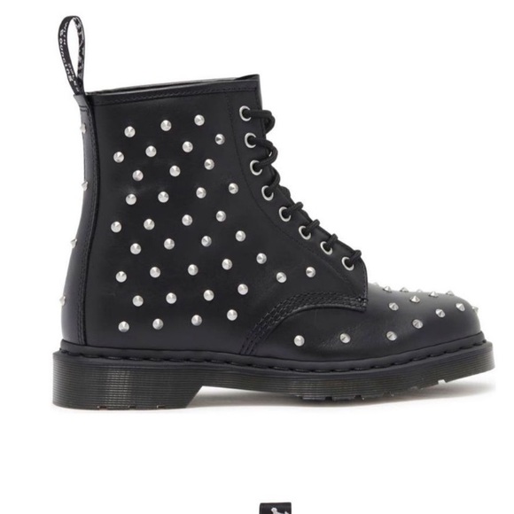 DR MARTENS STUDDED 1460 Lug Sole Boots - Picture 6 of 7